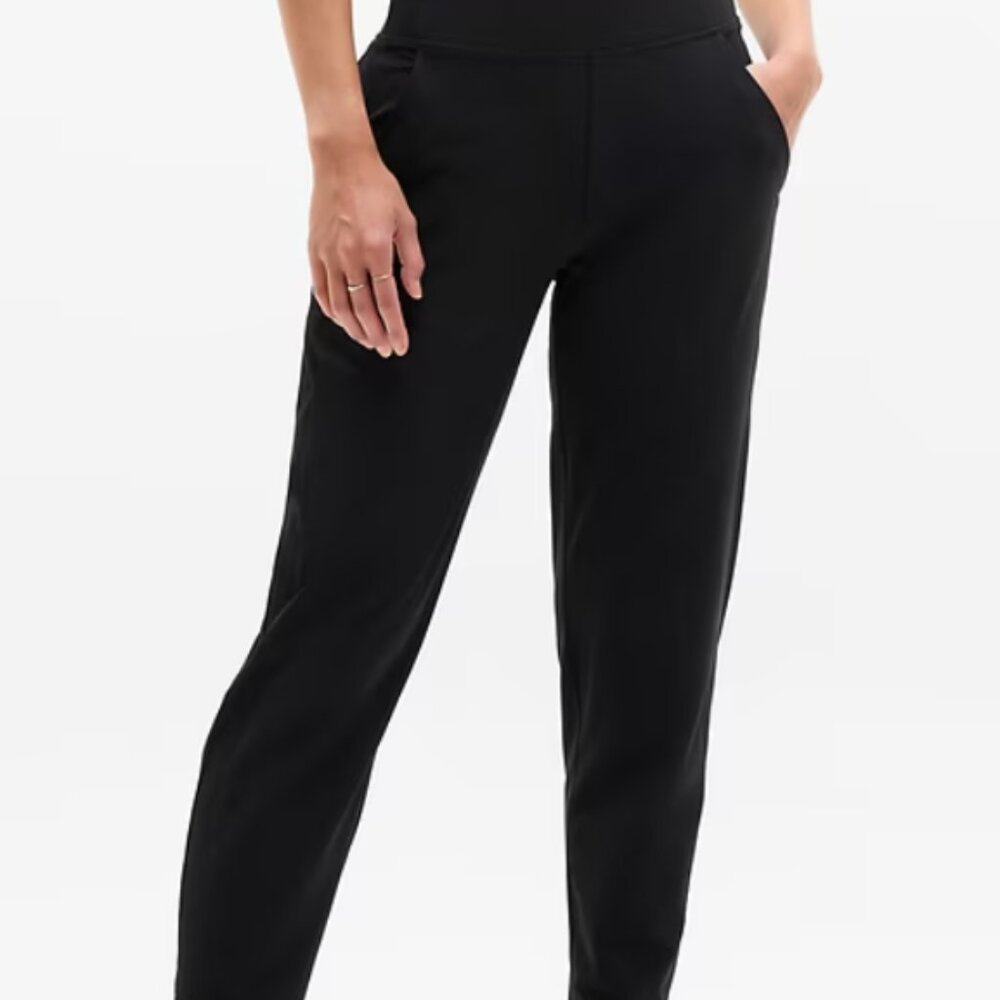 Athleta Brooklyn Ankle Mid Rise Pant size 16 (Tall) - Black